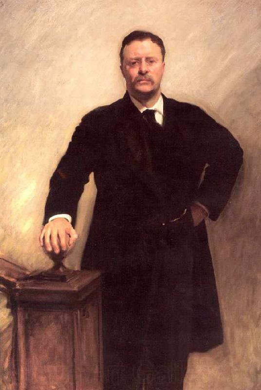 John Singer Sargent President Theodore Roosevelt Norge oil painting art